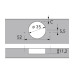 Hettich: 9044835: Петля Intermat 9966 W45, 6 мм, TH 42, Под прикручивание Hettich: 9044835: Петля Intermat 9966 W45, 6 мм, TH 42, Под прикручивание