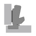 Hettich: 9099750: Петля Sensys 8657, 12.5 мм, TH 42, Под прикручивание